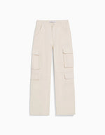 Adjustable Multi-pocket Twill Cargo Trousers