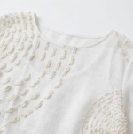 Embroidered casual dress for women