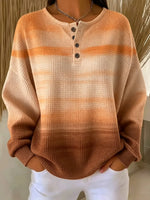 Casual Abstract Crew Neck Long Sleeve Sweatshirt