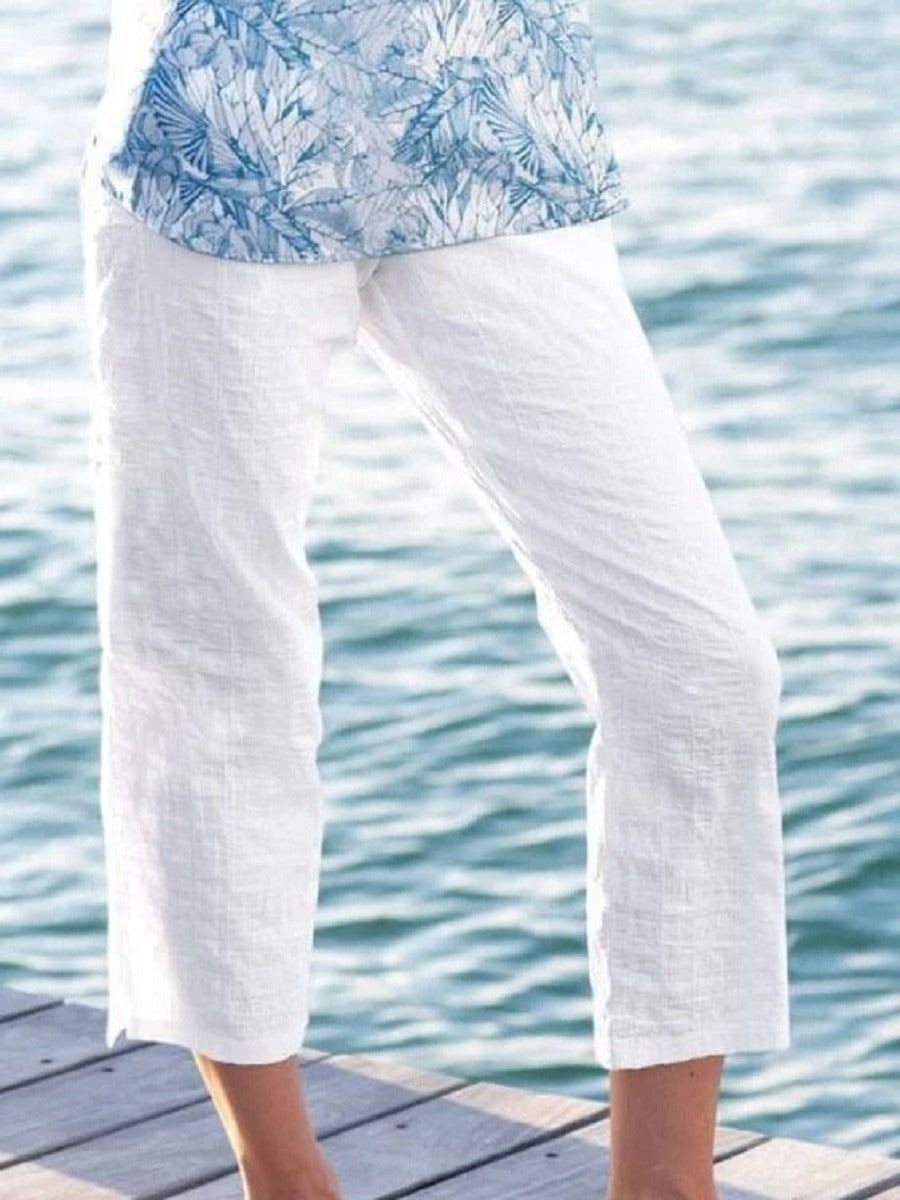 Casual Solid Comfortable Pants