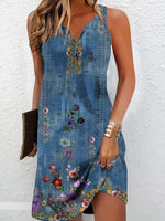 Casual Loose Ethnic Sleeveless Dress