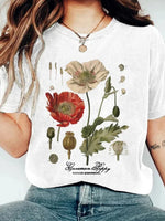 Retro Printed Casual T-shirt