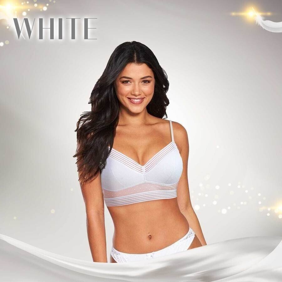 Low Back Wireless Lifting Lace Bra