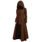 Hooded High Low Drop Shoulder Longline Sweater