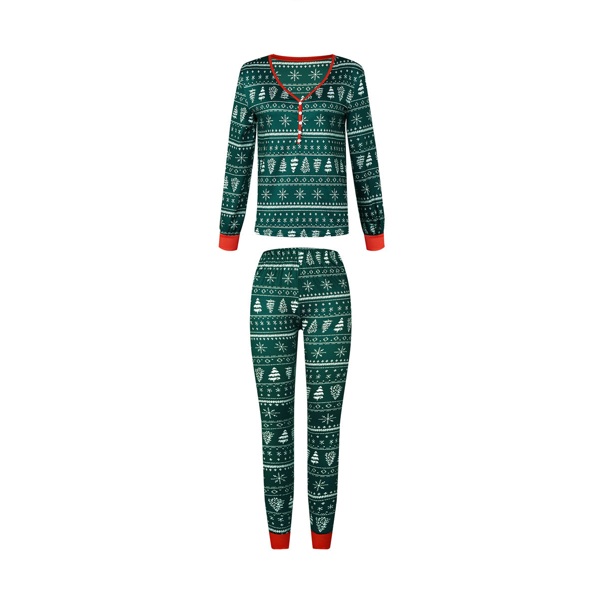 Green Family Pajamas 2-piece Set