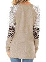 Cartoon Cat Print Patchwork Long Sleeves Sweatshirt