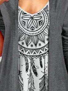 Solid Color Casual Long Sleeves Cardigan Tops