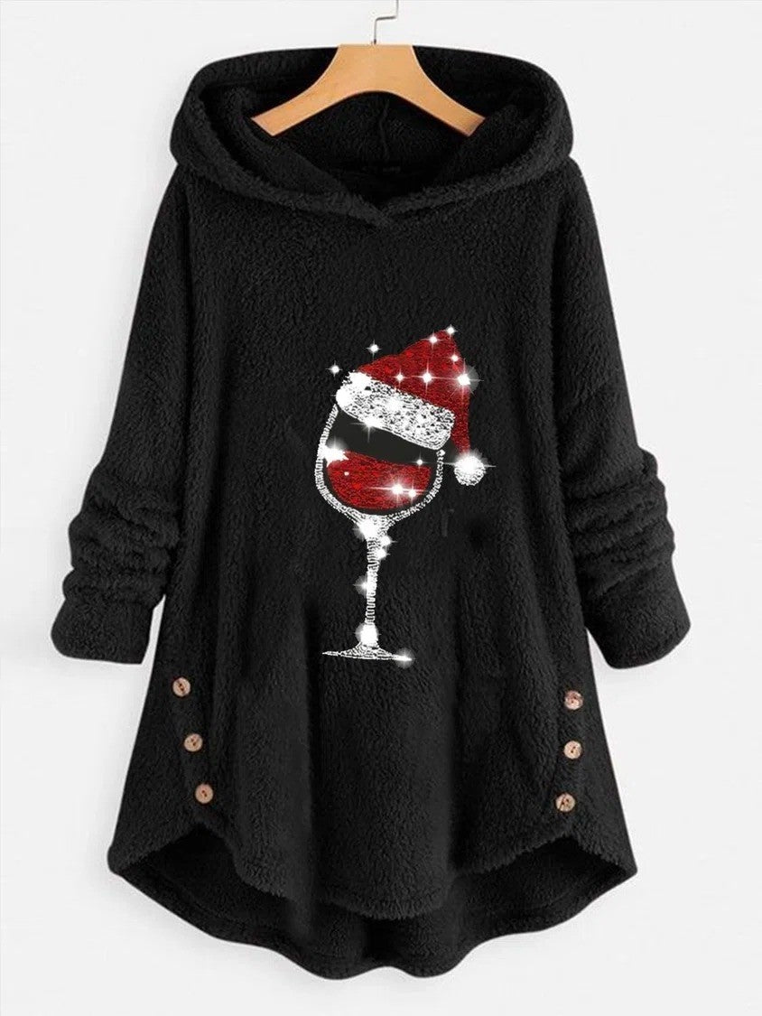 Casual Christmas Loose Hoodie