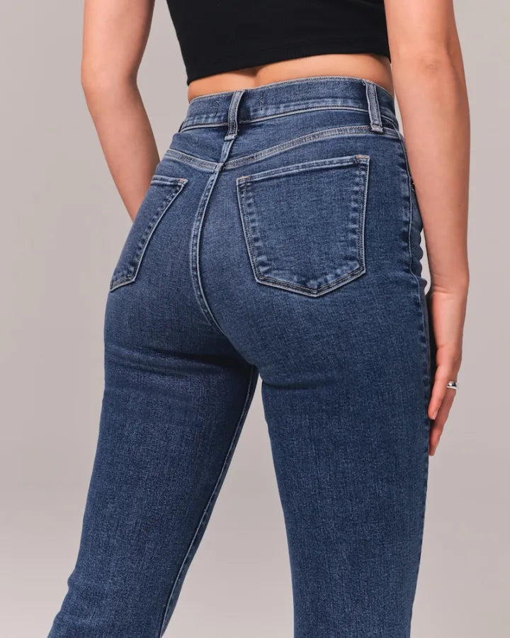 Ultra High Rise Stretch Flare Jeans