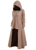 Hooded High Low Drop Shoulder Longline Sweater