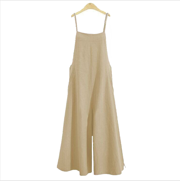 Women's Sleeveless Oversized Casual Jumpsuit