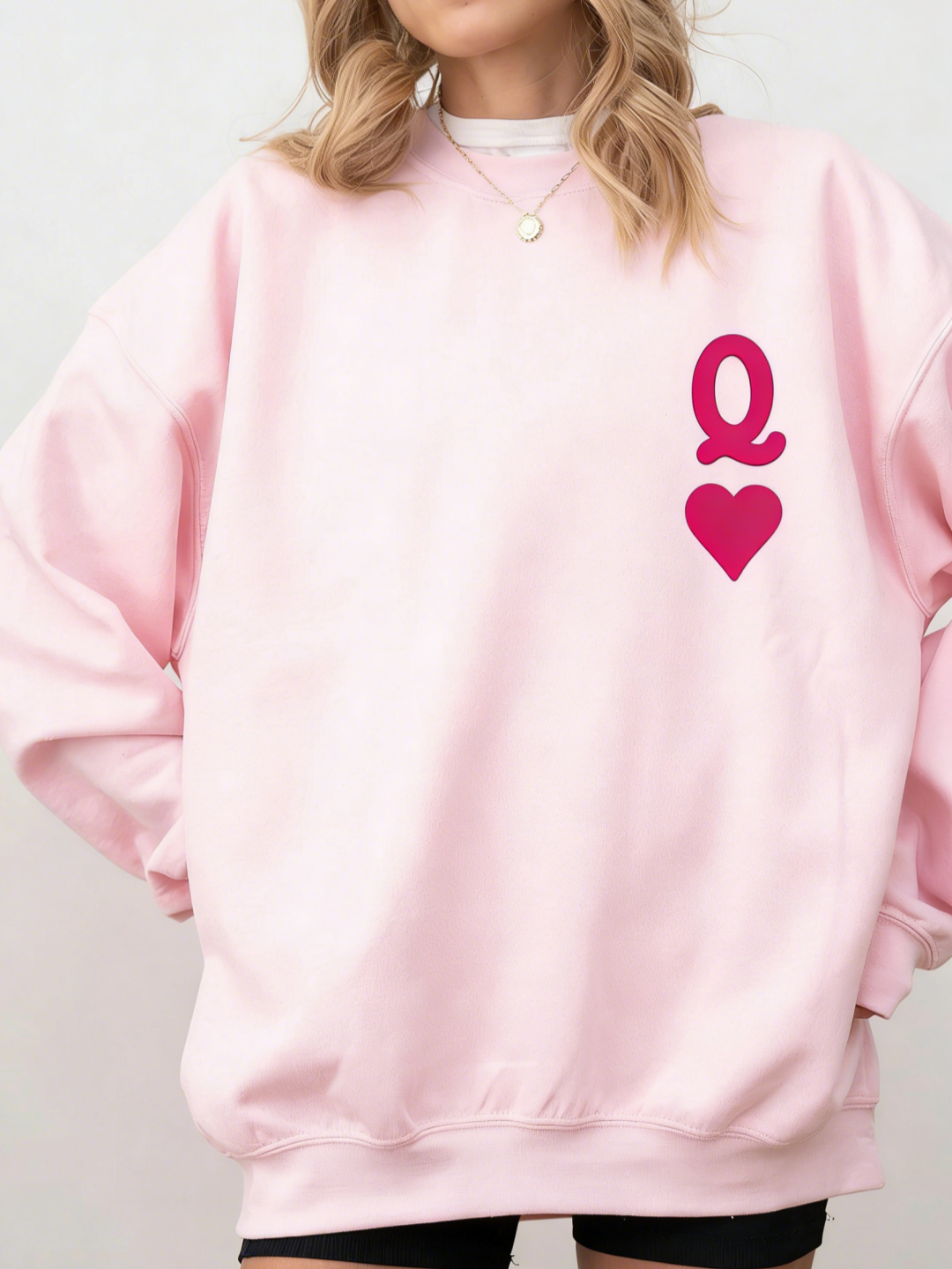 Women's Queen of Hearts Valentine's Day Sweatshirt