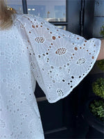 Women's Sunflower Eyelet Shift Dress