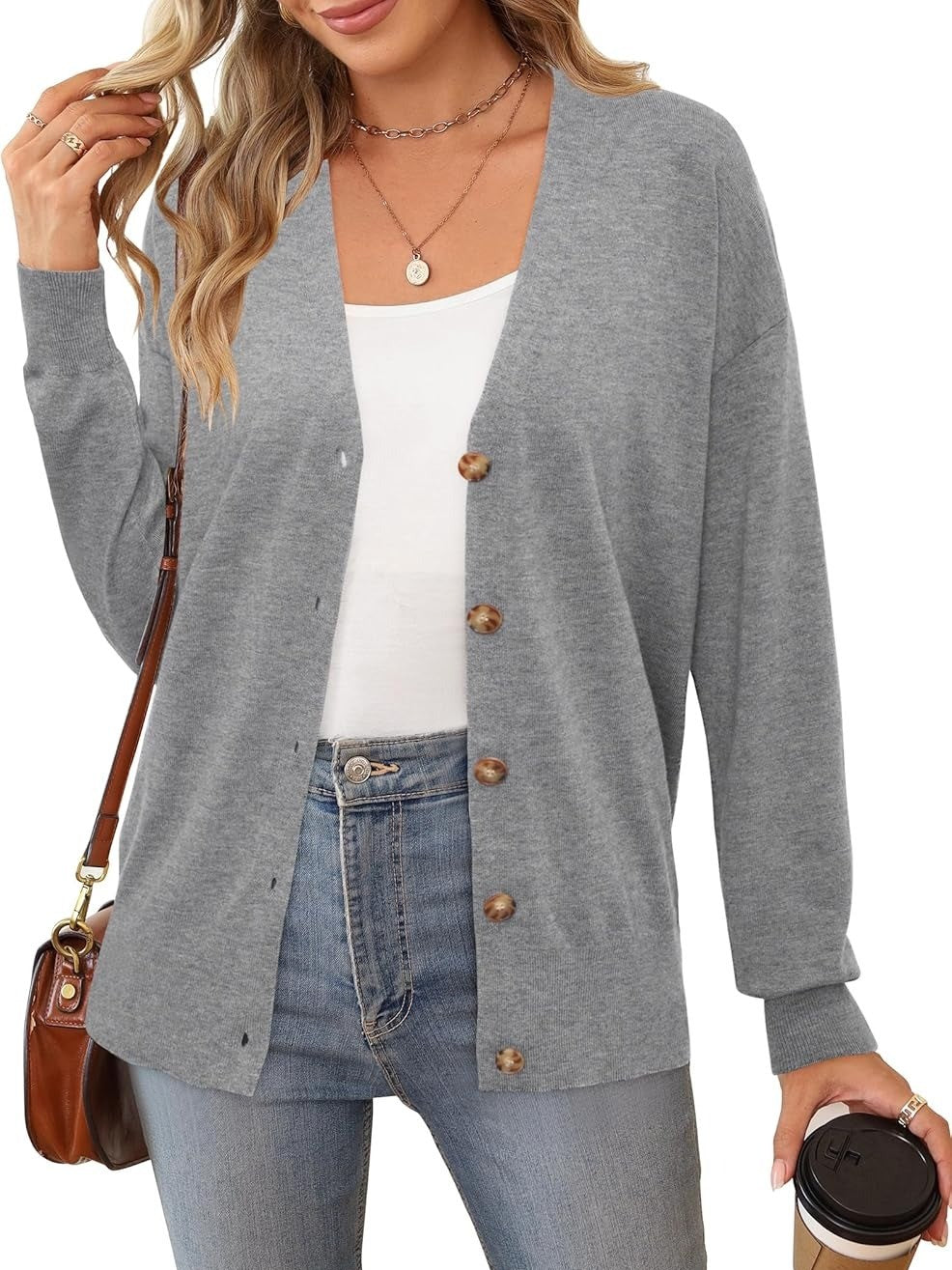 Women?¡¥s Lightweight Casual Cardigan