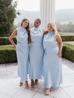 Women's Halter Neck Lace Maxi Dress