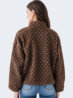 Women's Heart Sherpa Fleece Pullover