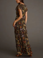 Women's Floral Paisley Maxi Dress