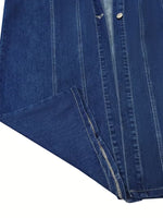 Women's Casual Versatile Denim Maxi Skirt