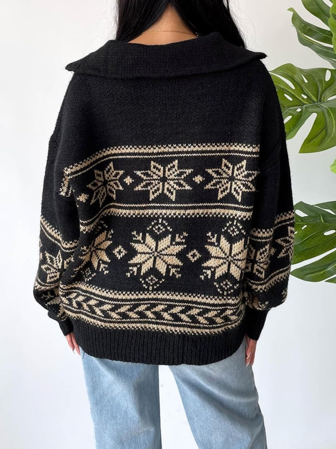 Women's Winter Snowflake Sweater