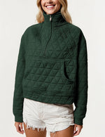 Women's Half-Zip Quilted Jacket Pullover