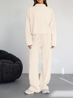 Women's Mock Neck Two Piece Set