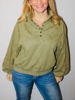 Women's Chill Vibe Oversized V-Neck Top