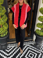 Women's Chic Color-Block Sherpa Gilet