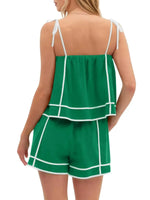 Women's Summer Shorts and Camisole Two-Piece Set