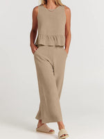 Women's Casual 2 Piece Outfit with Pockets