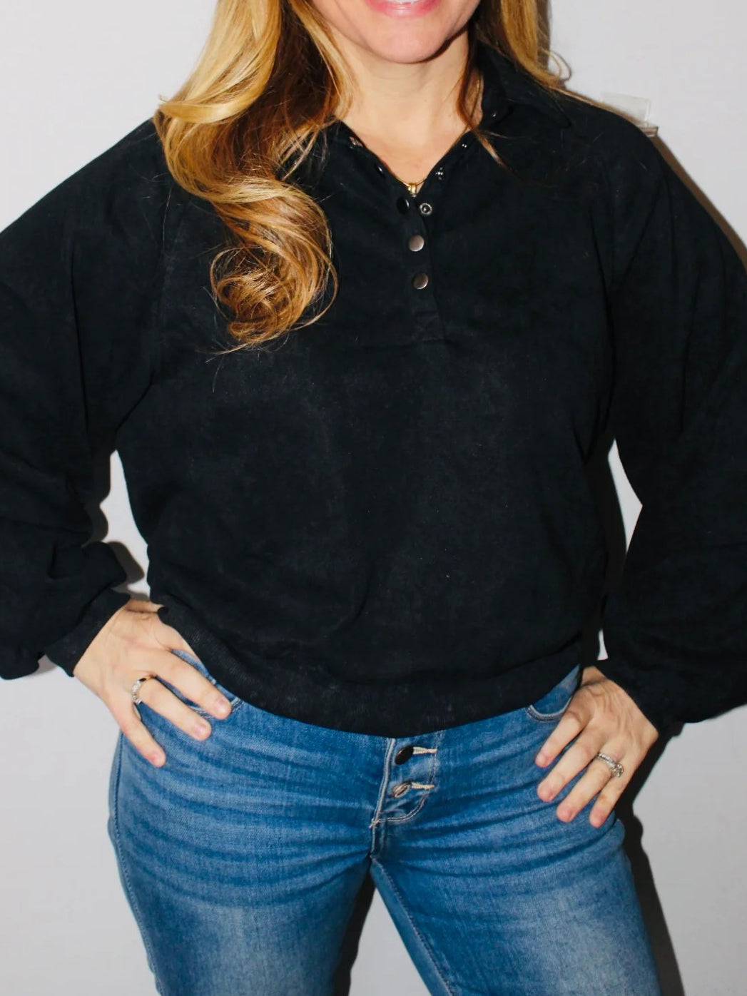 Women's Chill Vibe Oversized V-Neck Top