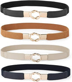 Women’s Skinny Dress Belts: Elastic Retro Waist Belts for Versatile Styling