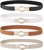 Women’s Skinny Dress Belts: Elastic Retro Waist Belts for Versatile Styling
