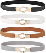 Women’s Skinny Dress Belts: Elastic Retro Waist Belts for Versatile Styling