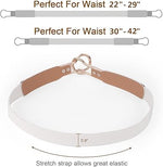 Women’s Skinny Dress Belts: Elastic Retro Waist Belts for Versatile Styling