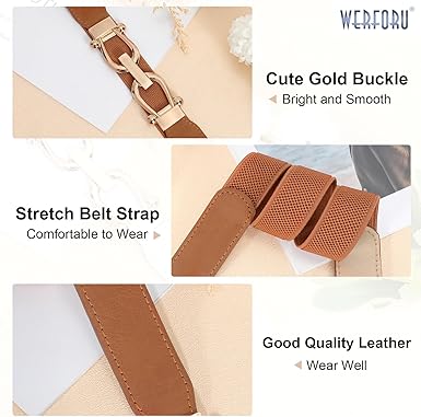 Women’s Skinny Dress Belts: Elastic Retro Waist Belts for Versatile Styling