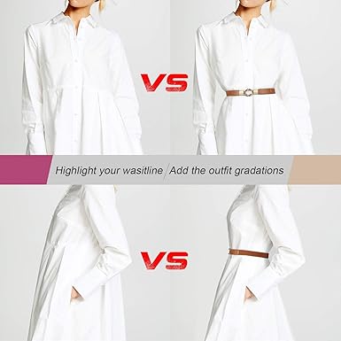 Women’s Skinny Dress Belts: Elastic Retro Waist Belts for Versatile Styling