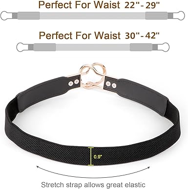Women’s Skinny Dress Belts: Elastic Retro Waist Belts for Versatile Styling