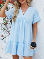 Women's Summer Casual Loose Fit Babydoll Dress