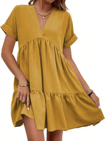 Women's Summer Casual Loose Fit Babydoll Dress