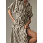 Women’s Summer Striped Shirt Dress