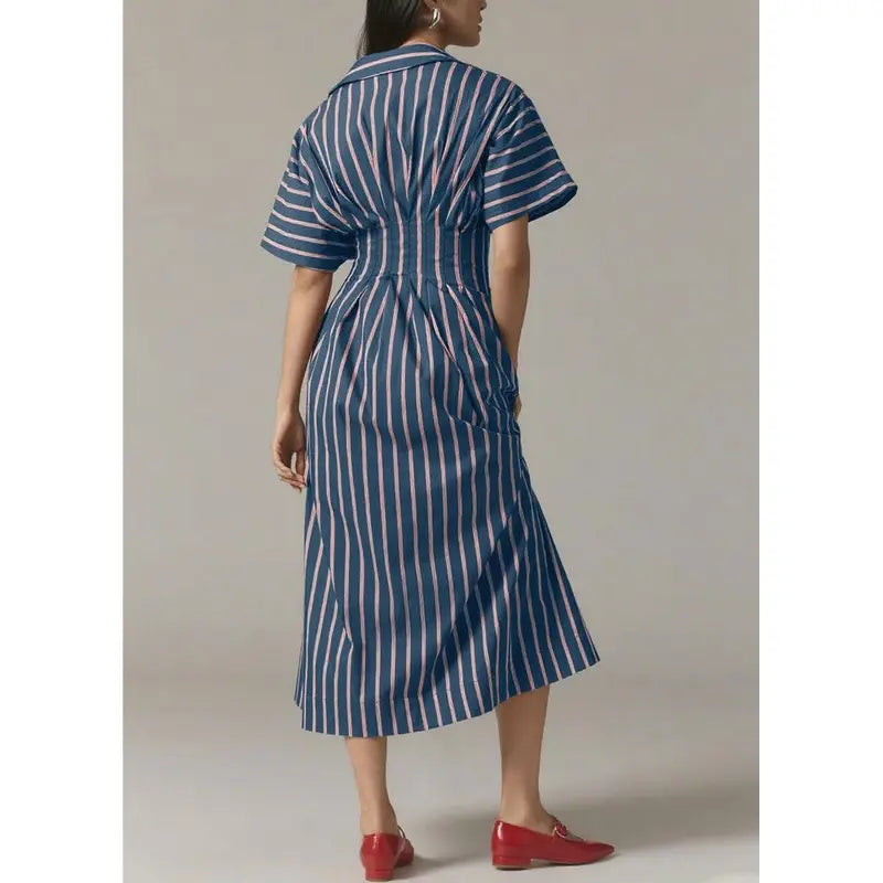 Women’s Summer Striped Shirt Dress