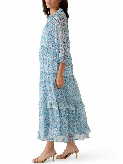 Women's Casual Boho Breeze Drawstring Maxi Dress