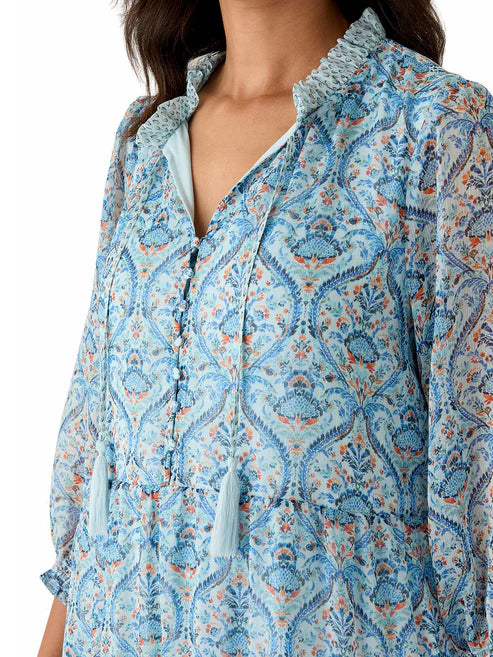 Women's Casual Boho Breeze Drawstring Maxi Dress
