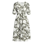 Women's Casual Flowy Grace V-Neck Dress