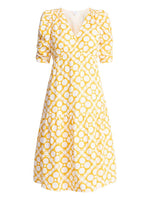 Women's Casual Flowy Grace V-Neck Dress