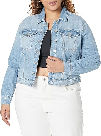 The DropJai Cropped Denim Chic Jacket