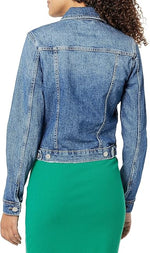 The DropJai Cropped Denim Chic Jacket
