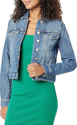 The DropJai Cropped Denim Chic Jacket