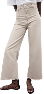 Supgoreou Women's Wide Leg Jeans: High Waisted Trendy Flare for Effortless Chic