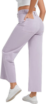 Supgoreou Women's Wide Leg Jeans: High Waisted Trendy Flare for Effortless Chic